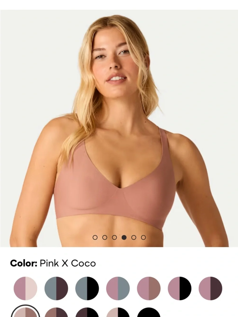 Bombas Women's No Show Plunge Bralette (2-pack) - Picture 6 of 6